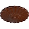 Ekena Millwork Shakuras Ceiling Medallion (Fits Canopies up to 1 3/8"), 9"OD x 1 3/8"P, Burnished Mahogany Crackle CM09SHBMC - alternate 5